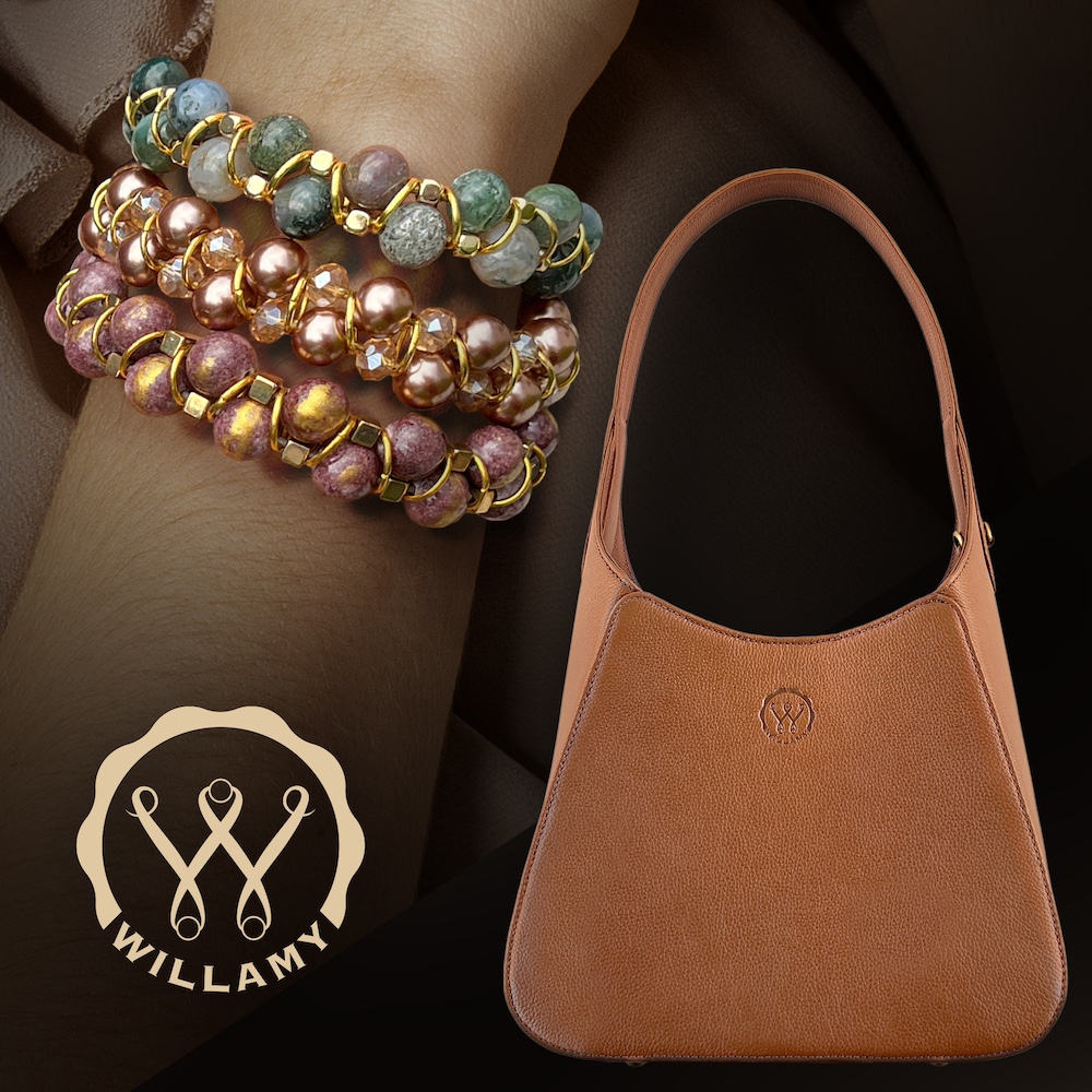 GENUINE LEATHER HANDBAG AND BRACELETS Header Image